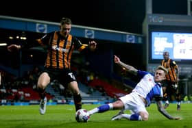 Hull City's Sean McLoughlin (left) and Blackburn Rovers' Sammie Szmodics battle for the ball (Picture: Ian Hodgson/PA Wire)