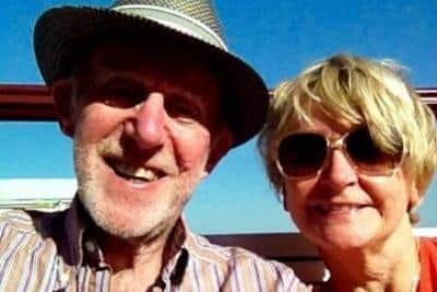 Trevor and Judy on holiday. Image: Judy Hatton
