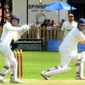 Woodlands opener Sam Frankland who scored 55 in an opening century stand with Tim Jackson against Methley in the Bradford Premier League. (Picture: Steve Riding)