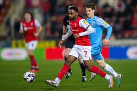 VERSATILE: Rotherham United's Tarique Fosu moved into central midfield to good effect against Sunderland