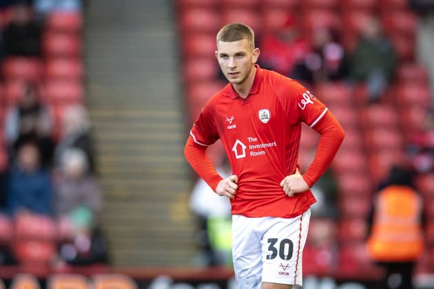 Barnsley midfielder Jono Bland. Photo: Tony Johnson.