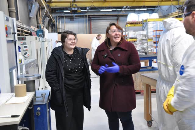 MP Turley discussed low carbon cement advancement with the Mevo team.
