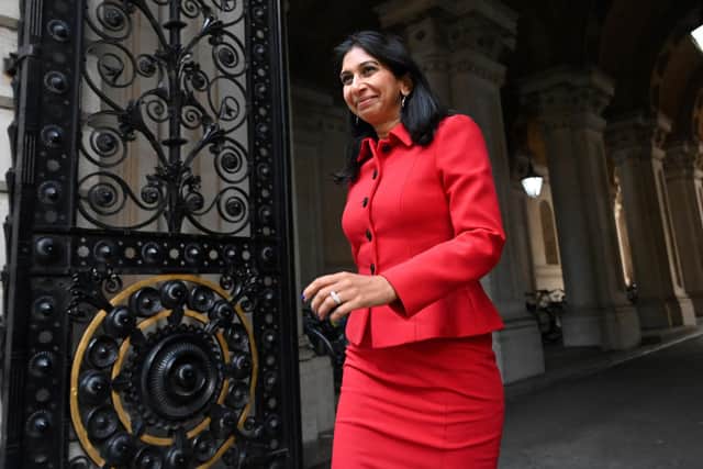 Home Secretary Suella Braverman said she was "committed" to making the plan work. PIC: JUSTIN TALLIS/AFP via Getty Images