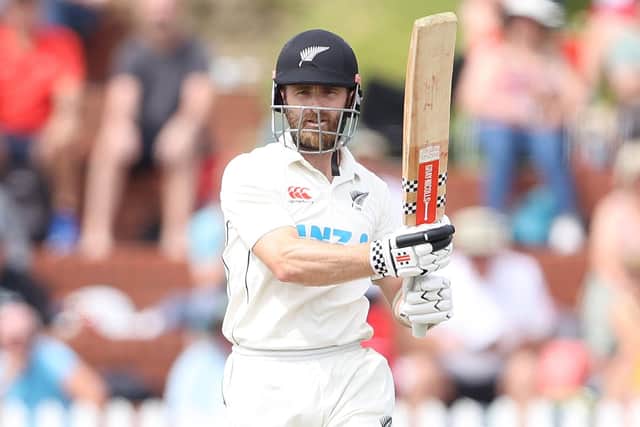 A modern master. Kane Williamson, the former Yorkshire batsman, now New Zealand's highest run-scorer in Tests. Photo by Phil Walter/Getty Images.