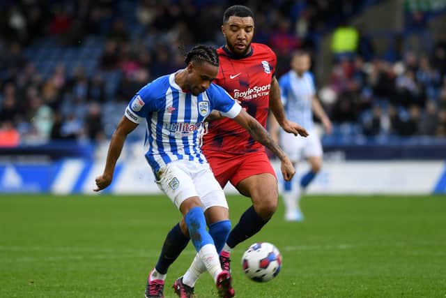 IMPRESSIVE: Huddersfield Town's David Kasumu adapted well to a new position