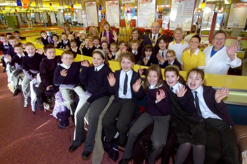 A visit from St Martin's School in 2007.