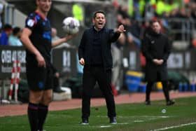 NUMBERS GAME: Rotherham United manager Leam Richardson is determined for his team to avoid setting a new record for lowest number of points in a season. gPicture: Jonathan Gawthorpe