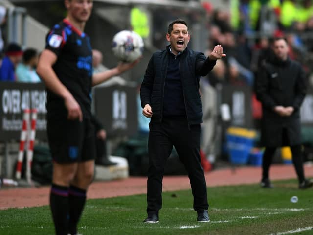NUMBERS GAME: Rotherham United manager Leam Richardson is determined for his team to avoid setting a new record for lowest number of points in a season. gPicture: Jonathan Gawthorpe