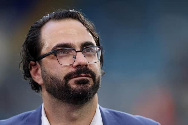 LEEDS, ENGLAND - AUGUST 30: Victor Orta, Sporting Director of Leeds United looks on prior to the Premier League match between Leeds United and Everton FC at Elland Road on August 30, 2022 in Leeds, England. (Photo by George Wood/Getty Images)