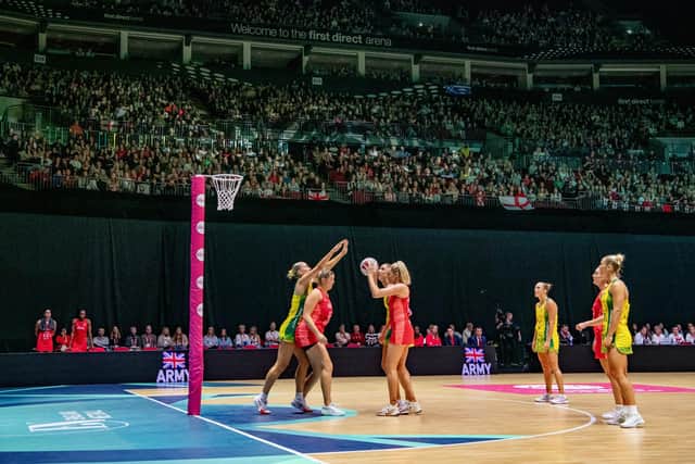 A crowd of nearly 5,000 saw the Netball Nations Cup final between England and Australia at the First Direct Arena Leeds  (Picture: Tony Johnson)