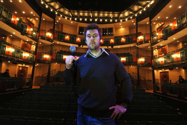 Rhod Gilbert at Lawrence Batley Theatre Huddersfield back in 2009. Picture by Simon Hulme.