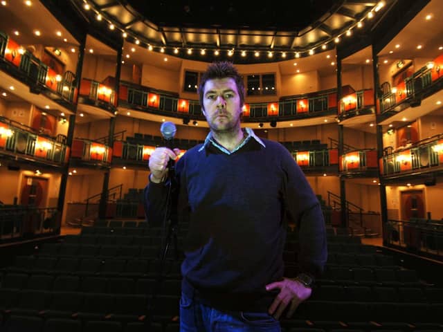 Rhod Gilbert at Lawrence Batley Theatre Huddersfield back in 2009. Picture by Simon Hulme.