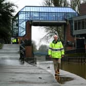 Environment Agency's Mark Fuller at River Foss Barrier. Picture Jonathan Gawthorpe