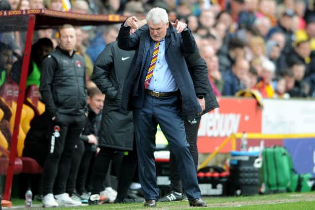 MOVED ON: Bradford City have parted ways with Mark Hughes