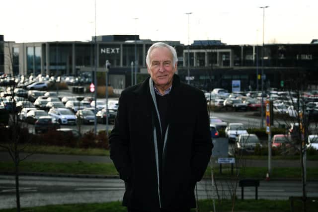 Kevin McCabe of Scarborough Group International at the firm's Thorpe Park development outside Leeds. Picture Jonathan Gawthorpe
