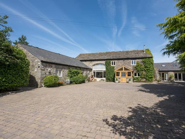 Gilthorn Grange is a detached barn conversion in a tranquil spot surrounded by 17 acres of grounds and  gardens.