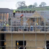 House builders at work in Harrogate. PIC: Gerard Binks