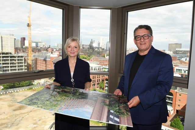 PEXA Group CEO Glenn King is pictured with Mayor of West Yorkshire, Tracy Brabin