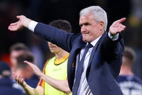 EXASPERATED Mark Hughes hopes a Bradford City win can calm people down