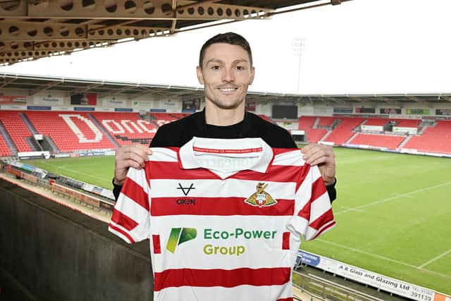 Doncaster Rovers new signing Caolan Lavery. Picture: Howard Roe/DRFC