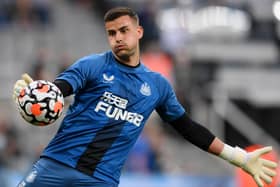 Darlow ended the 2022/23 campaign on loan at Hull. Image: Stu Forster/Getty Images