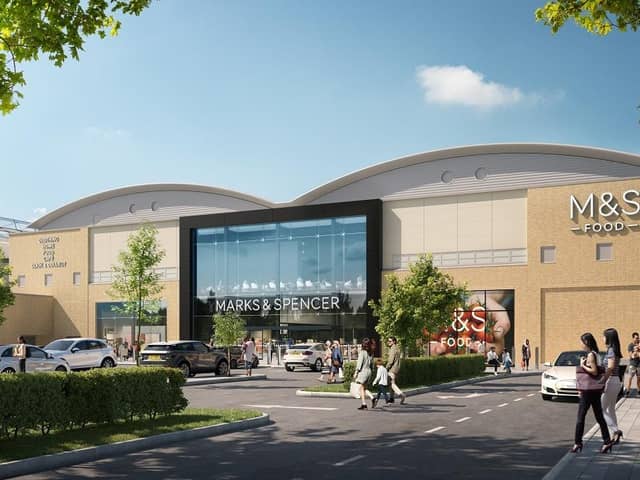 A high quality CGI image that shows what the store will look like when fully completed. (Pic credit: M&S)