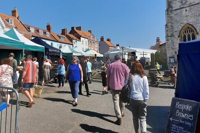 The festival in Malton was very busy this year.