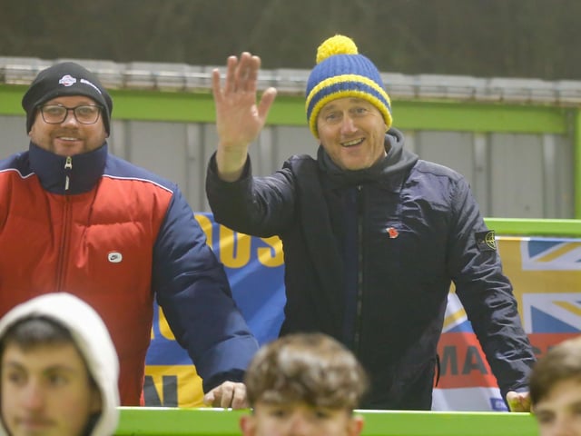 Mansfield Town fans ahead of kick-off at Forest Green Rovers. Who can you spot?