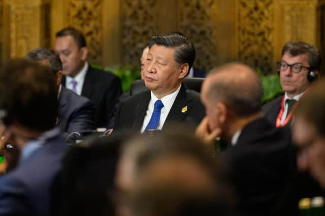 President Xi Jinping of China attends a working session on food and energy security during the G20 Summit in Nusa Dua, Bali, Indonesia. Picture date: Tuesday November 15, 2022.