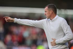 Barnsley manager Neill Collins, whose side host Reading in League One on Saturday.
