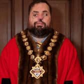 New Mayor of Morley Simon Brown in his regalia