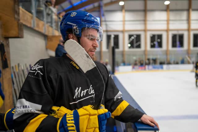 MOVING ON: Grant Cooper has made a massive impact in his first four months in the UK, scoring more than 60 points for Leeds Knights to help them stay top of the NIHL National for the vast majority of the season. Picture courtesy of Oliver Portamento
