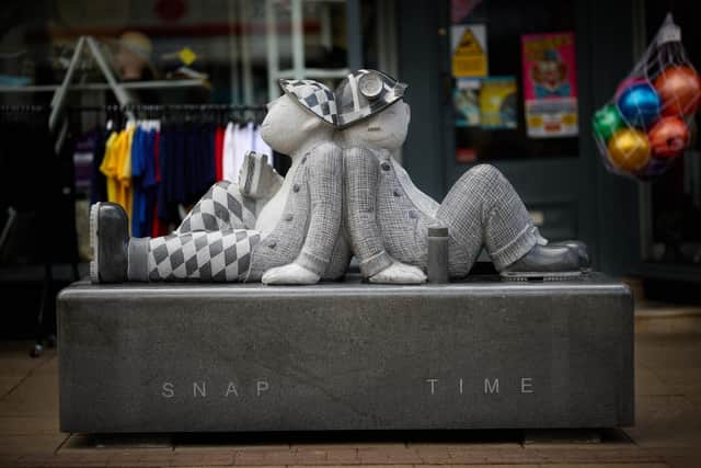 Normanton’s Snap Time sculpture by artist Michael Disley
Picture: John Clifton