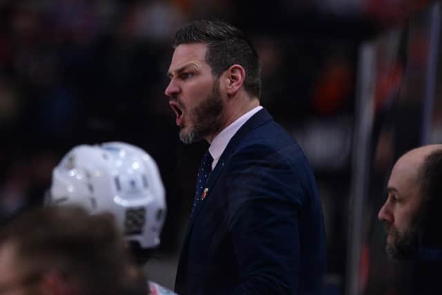 FAMILIAR FACE: Belfast Giants' head coach, Adam Keefe, knows Davey Phillips well, having played alongside him both in North America and at the SSE Arena. Picture courtesy of Dean woolley.