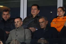 HULL, ENGLAND - SEPTEMBER 30: Acun Ilıcalı, Owner of Hull City watches from the stand during the Sky Bet Championship between Hull City and Luton Town at MKM Stadium on September 30, 2022 in Hull, England. (Photo by George Wood/Getty Images)