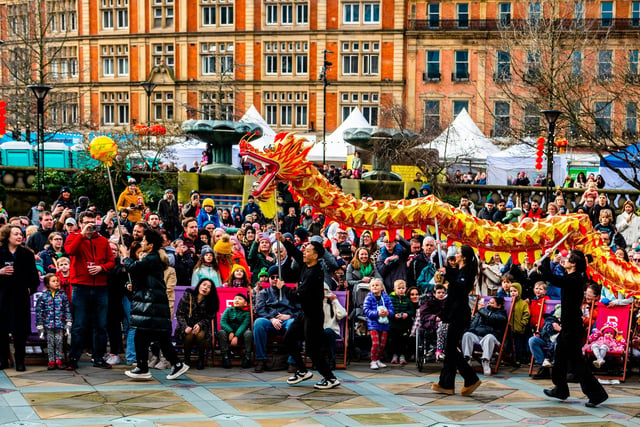 Sheffield Lunar Chinese New Year Festival parade and celebration was held between February 9 and 13 around the city.