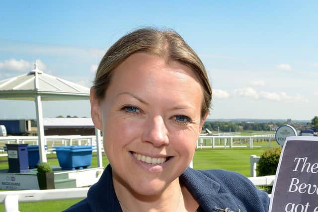Proud: Beverley Racecourse's chief executive Sally Iggulden is thrilled the course has been named among the top for racegoers in the country