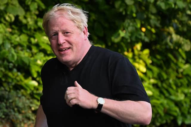 Boris Johnson yesterday called for the resignation of one of the MPs on the Privileges Committee following suggestions that the MP tasked with investigating him also broke lockdown restrictions.