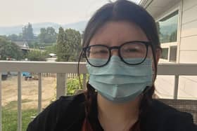 Shannon Lawrie, a student at Leeds Trinity University, is visiting her partner in Penticton, British Columbia, where the pair have watched the Bald Range wildfire grow and residents evacuated from nearby communities.