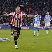 GOAL HERO. Sheffield United striker Billy Sharp scored for the first time this season