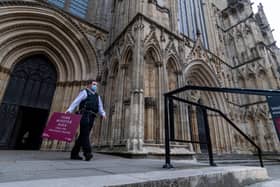 York Minster reopening in 2020 after the first Covid lockdown. PIC: James Hardisty