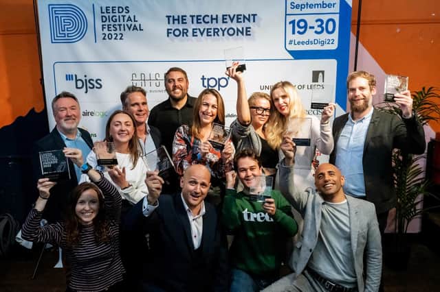 Award winners celebrate at 2022’s Leeds Digital Festival