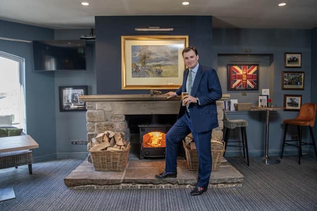 Roddy Bannister who has taken over the family owned Coniston Hotel Country Estate & Spa at Coniston Cold in the Yorkshire Dales. Photograph by Tony Johnson.
