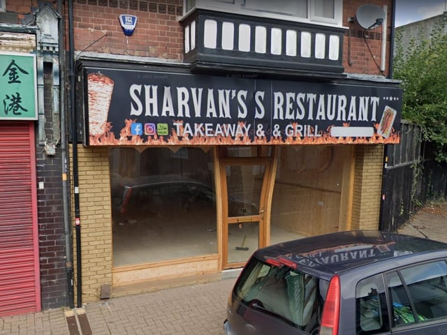Sharvan's Restaurant Takeaway & Grill was handed a three-out-of-five rating after assessment on January 12.