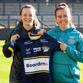 Georgia Hale, right, is Super League's most high-profile signing for 2023. (Photo: Leeds Rhinos)