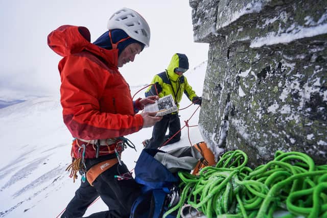 Malcolm Bass on a trip to Scotland pre-stroke. Photo: Hamish Frost/Montane