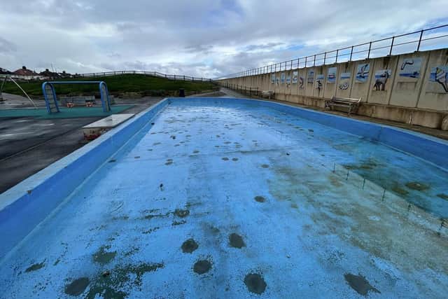 The paddling pool off the Stray, Redcar. Picture/credit: Facebook/Jade Lavan