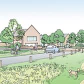 Artist's impression of the development at Burley Bank.