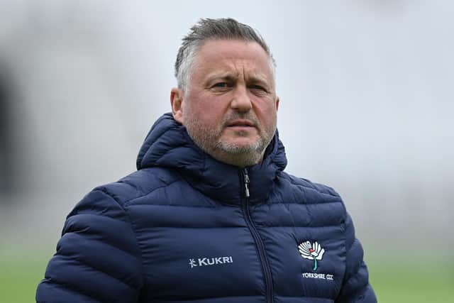 Darren Gough is happy with the bowlers at his disposal at Yorkshire CCC. Photo by Gareth Copley/Getty Images.