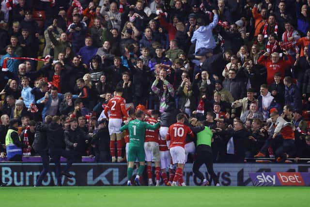 Barnsley’s form may have dipped towards the end of the campaign but it did not cost them a play-off spot. Image: George Wood/Getty Images